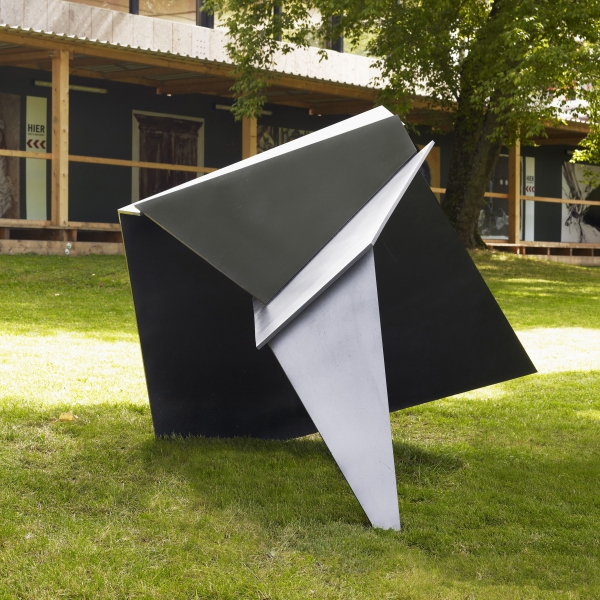 Einfalt und Ort, lackierter Stahl, 2010